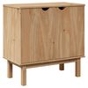 vidaXL Omarica za predsobo OTTA 75x40x75 cm trdna borovina