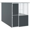 vidaXL Ptičnik Antracit 165 x 318 x 200 cm Cinkana jeklena