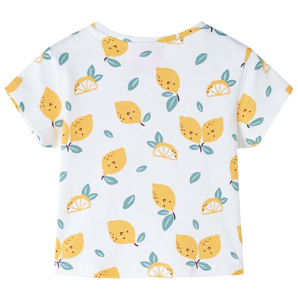 Otroška majica z zavezanim robom bež 140