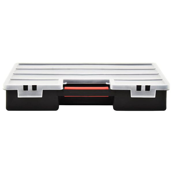 vidaXL Škatle za sortiranje 2 kosa z delilniki 460x325x80 mm plastika