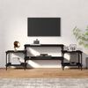 vidaXL TV omarica črna 157x35x52 cm inženirski les
