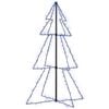 vidaXL Novoletna jelka iz 160 LED lučk notranje/zunanja 78x120 cm