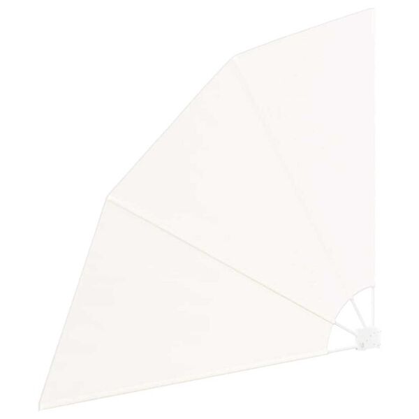 vidaXL Zaslon za zasebnost na balkonu krema 160 x 160 cm blago