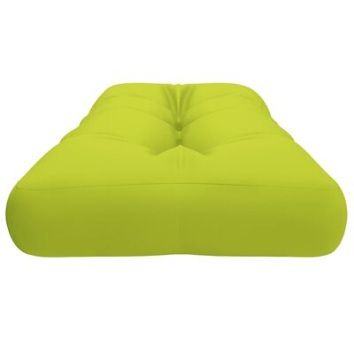 vidaXL Blazina za kavč iz palet svetlo zelena 120x40x12 cm