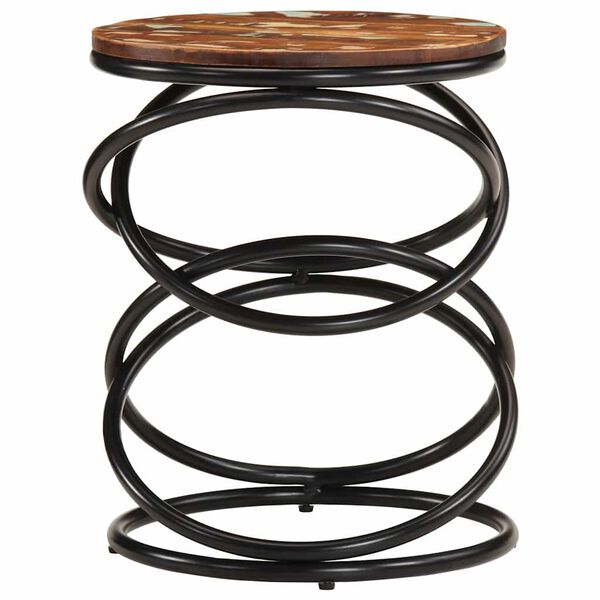 vidaXL Odstavna mizica 40x40x52 cm trden predelan les