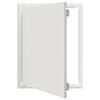 vidaXL Dostopna enota Bela 43,5 x 33 x 3 cm Jeklo