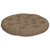 vidaXL Blazina za viseči stol VIANEN 100% poliester Taupe &Oslash; 80 x 12 cm