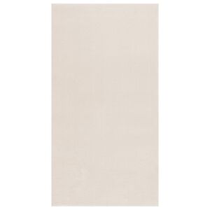 vidaXL Kosmata preproga kremno bela 120x183 cm poliester
