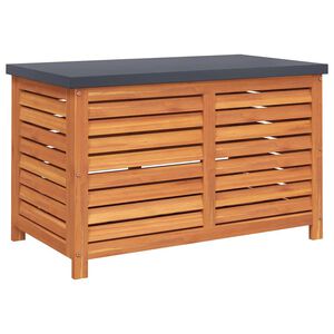 vidaXL Vrtna &scaron;katla za shranjevanje 60x50x55 cm trden evkaliptusov les