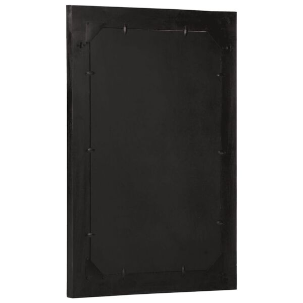 vidaXL Kopalniško ogledalo 50x70x2,5 cm trden mangov les in steklo