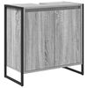 vidaXL Kopalni&scaron;ka omarica Siva Sonoma 60 x 30 x 60 cm Inženirski les