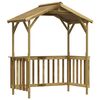 vidaXL Lopa za žar 163,5x93x210 cm impregnirana borovina
