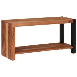 vidaXL Knjižna polica Rjava 80 x 30 x 40 cm Masiven les akacije