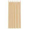 vidaXL Voile zavese z zanke 2 kosa Pesek 140x225 cm