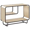 vidaXL Komoda Sonoma hrast 93.5 x 37.5 x 64.5 cm Predelan les