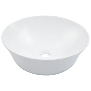 vidaXL Umivalnik 41x12,5 cm keramičen bel