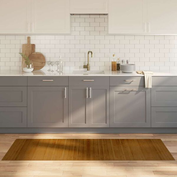 vidaXL Preproga pravokotna rjava 70x200 cm bambus