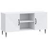 vidaXL TV omarica Bela 102 x 34,5 x 50 cm Inženirski les