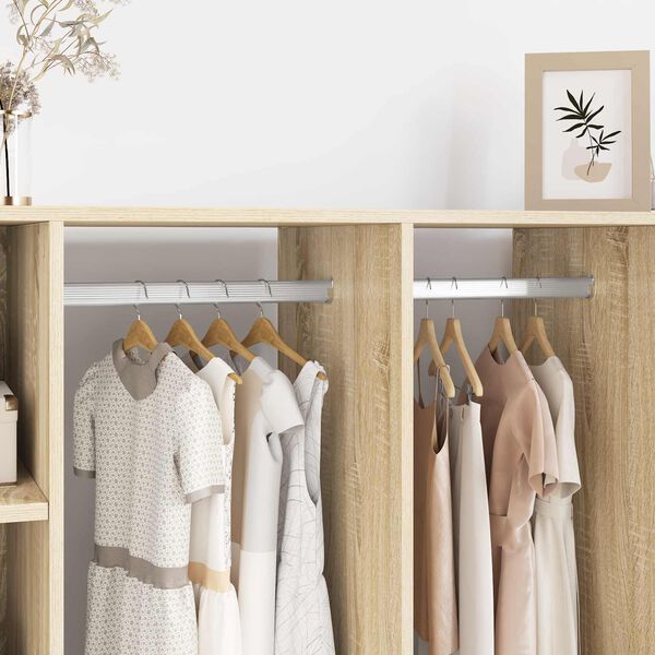 vidaXL Nosilec za omarno palico 12 pcs Beli cink 40 x 18 x 10 mm elezo