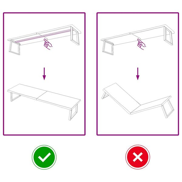 vidaXL Mizna plo&scaron;ča rjav 220x60x(2-4)cm obdelana trdna hrastovina