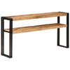 vidaXL Konzolna mizica 150x30x75 cm robusten mangov les
