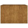 vidaXL Vrtna visoka greda 120x80x80 cm corten jeklo