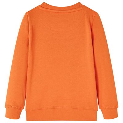 Otroški pulover temno oranžen 92