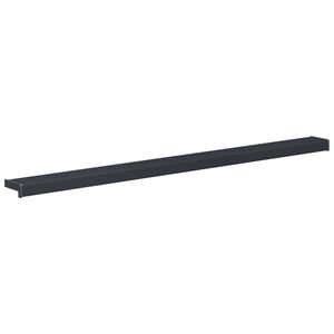 vidaXL Okenski nadstre&scaron;ek Antracit z lesnim vzorcem 120 x 10 x 4,5 cm