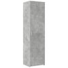 vidaXL Visoka omara betonsko siva 50x42,5x185 cm inženirski les