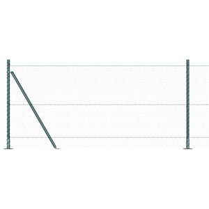 vidaXL Varjena žična ograja z betonsko podlago 100 x 1 m (&Scaron; x V)