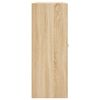 vidaXL Stenska omarica 2 kosa sonoma hrast inženirski les