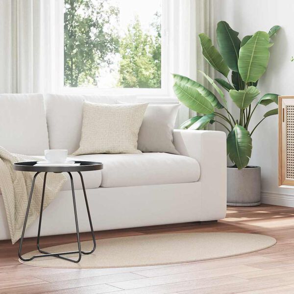 vidaXL Preproge za povr&scaron;ine HUARTE Bež 80 x 150 cm 100% poliester