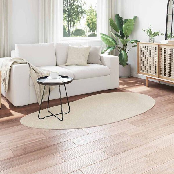 vidaXL Preproge za povr&scaron;ine HUARTE Bež 100 x 200 cm Poliester