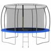vidaXL Trampolin komplet okrogel 366x80 cm 150 kg
