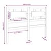vidaXL Posteljno vzglavje belo 185,5x4x100 cm trdna borovina