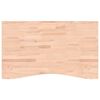 vidaXL Delovna miza 100x(55-60)x83 cm trdna bukovina