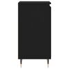 vidaXL Komoda 2 kosa črna 40x35x70 cm inženirski les