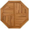 vidaXL Mizna plo&scaron;ča 70x70x2,5 cm osmerokotna trdna tikovina
