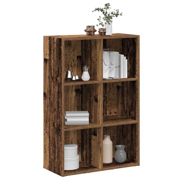 vidaXL Book Cabinet/Sideboard Old Wood 66x30x98 cm Inženirski les