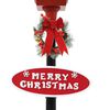 vidaXL Novoletna ulična svetilka z božičkom 180 cm LED