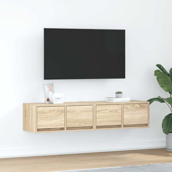 vidaXL TV omarica 2 kosa sonoma hrast 60x31x25,5 cm inženirski les