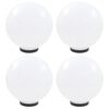 vidaXL LED okrogle svetilke 4 kosi krogle 30 cm PMMA