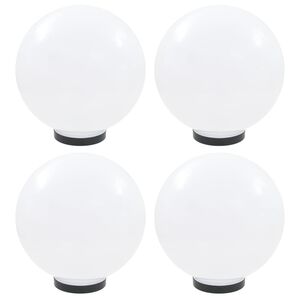 vidaXL LED okrogle svetilke 4 kosi krogle 30 cm PMMA