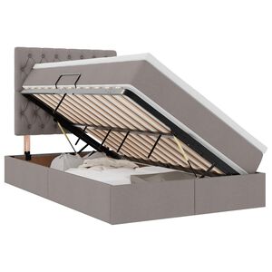 vidaXL Postelja z dodatnim prostorom za shranjevanje in vzmetnico