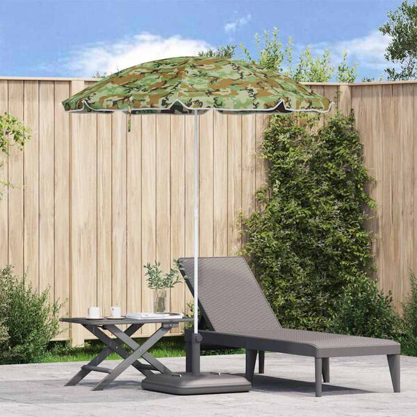 vidaXL Senčnik Kamuflažna 161 x 161 x 193 cm Poliester