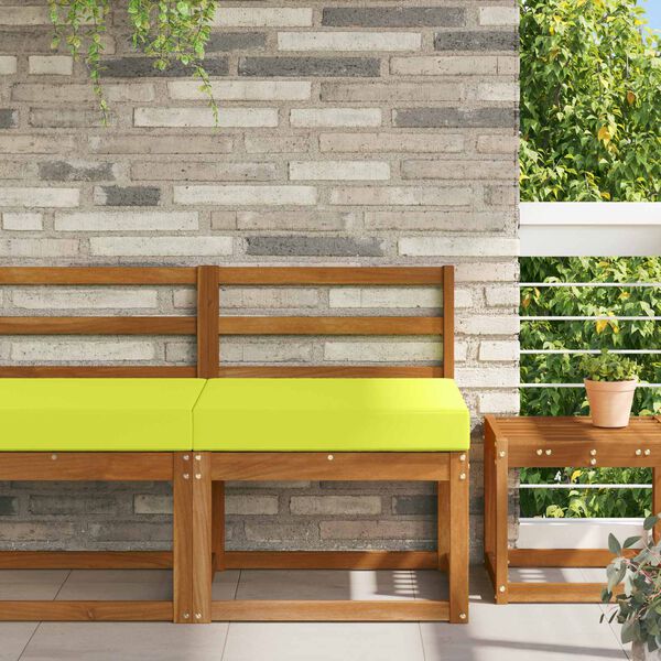 vidaXL Zunanja blazina za kavč Zelena 60 x 60 x 8 cm Poliester