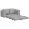 vidaXL Sofa postelja 60cm Oblačno siva blago