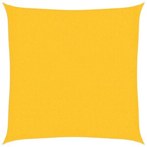 vidaXL Senčno jadro 160 g/m&sup2; rumeno 2x2 m HDPE
