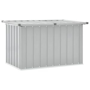 vidaXL Vrtna &scaron;katla za shranjevanje siva 109x67x65 cm