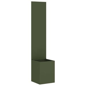 vidaXL Zaslon za zasebnost v vrtu Olivno zelena 32 x 32 x 150 cm